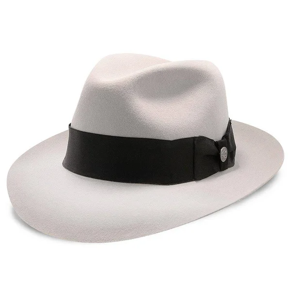 Stetson Temple Fur Felt Fedora Hat: Size: 7 1/2 Mink