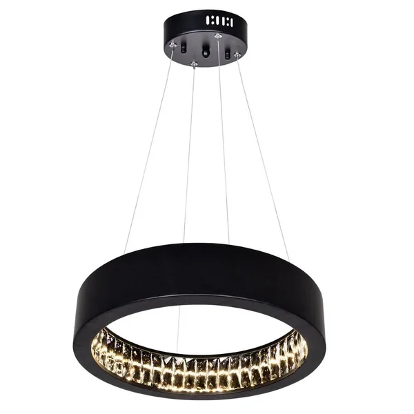 CWI Lighting 1040p20-101 Rosalina LED Chandelier with Matte Black Finish