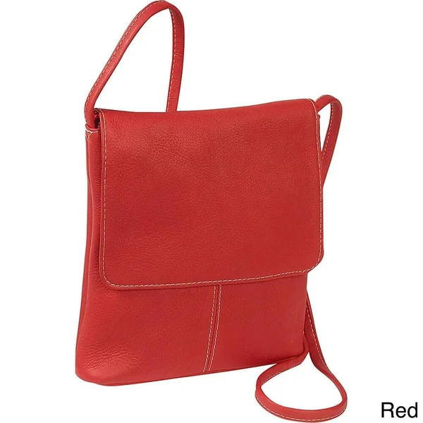 Le Donne Leather Flap Over Mini - 8 inches x 2 inches x 8 inches