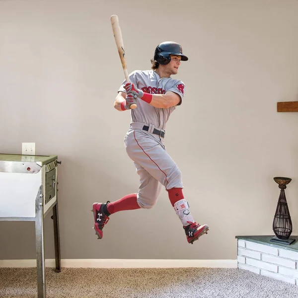 Andrew Benintendi for Boston Red Sox - Officially Licensed MLB Removable Wall Decal Life-Size Athlete + 2 Wall Decals (44x22W x