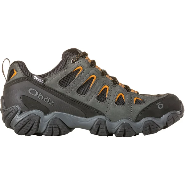 Oboz Men's Sawtooth II Low Waterproof - 8 - Shadow/Burlap