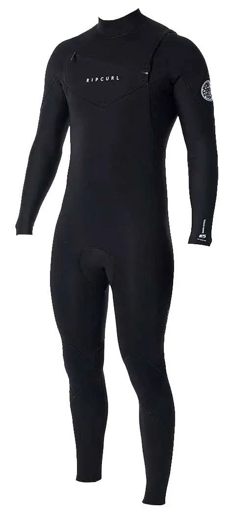 Rip Curl Dawn Patrol 3/2 Chest Zip Wetsuit - Black - M