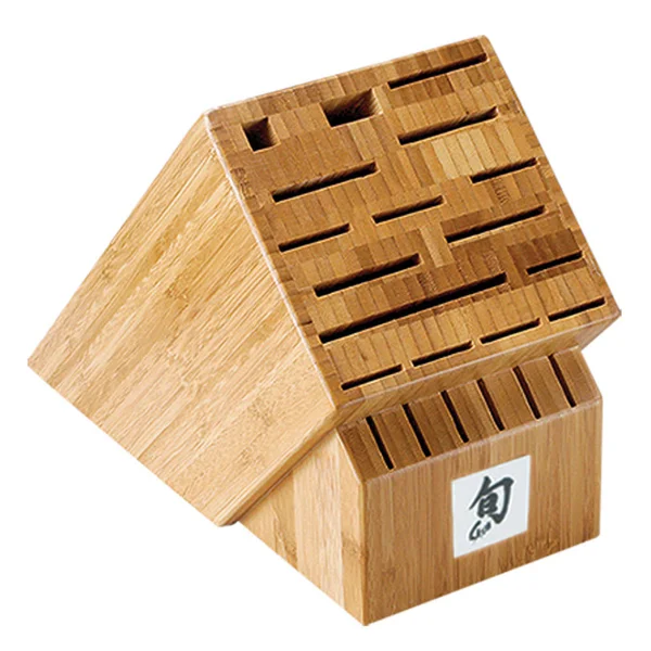 Shun 22-Slot Bamboo Block