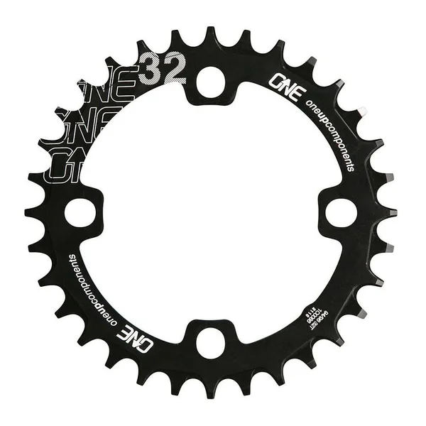 OneUp Components Narrow Wide Single Chainring - 4-Bolt - Black