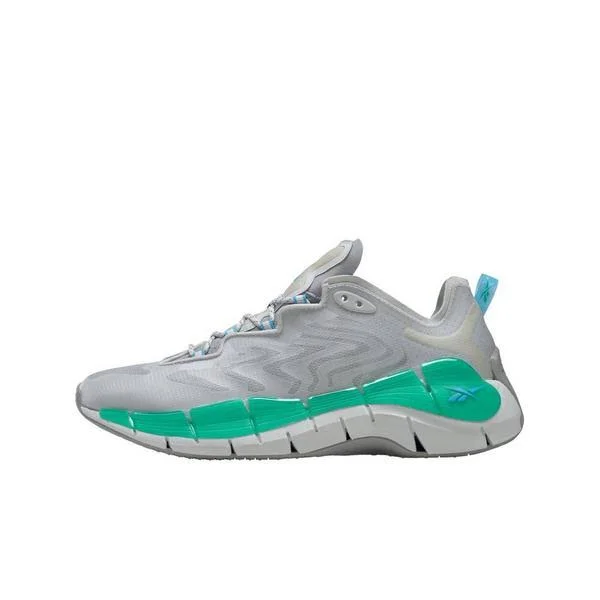 Reebok Men's Zig Kinetica II Running Shoes in Grey/Pure Grey 2 Size 10.0
