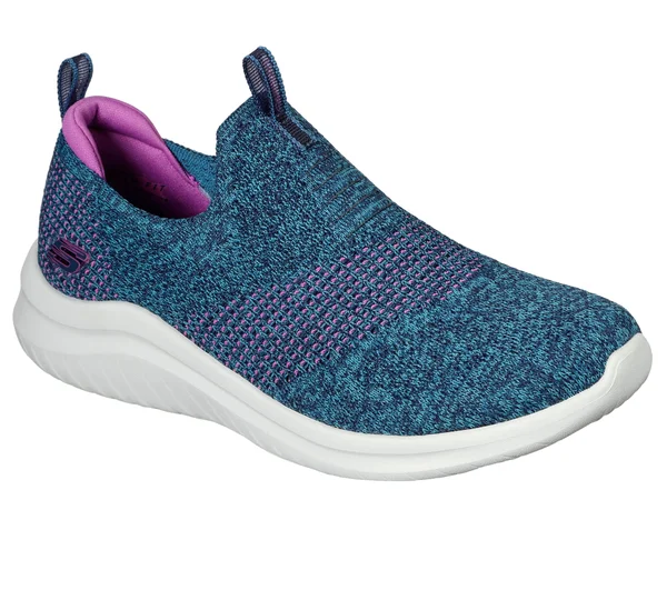 Skechers Women's Ultra Flex 2.0 Pretty Dazzling Slip-On - Navy/Purple
