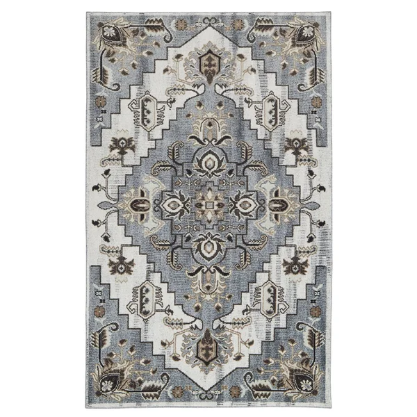 Mohawk Home Prismatic Bovard EverStrand Rug, Grey, 5x8 ft