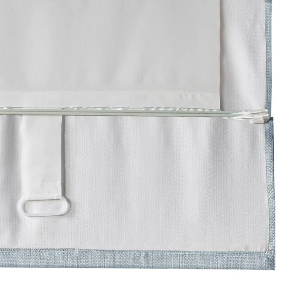 Madison Park 100% Polyester Basketweave Room Darkening Cordless Roman Shade - MP40-7318