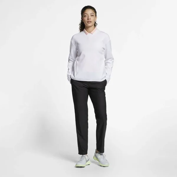 Nike Dri-Fit UV Women's Long-Sleeve Golf Top Size L (White)