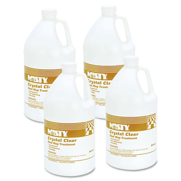 Misty 1003411 Dust Mop Treatment - Attracts Dirt, Non-Oily, Grapefruit Scent, 1gal, 4/Carton
