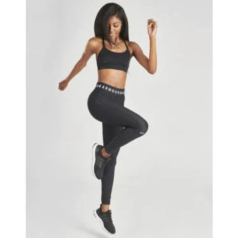 Under Armour Women's HeatGear Armour Branded WB Leggings - Black, MD