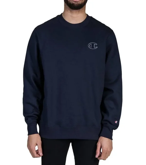Champion Life Men's Super Fleece 2.0 Crew, Navy, S