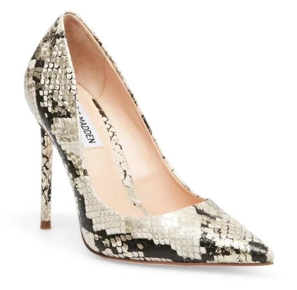 Steve Madden Vala Women - (8, Gold Snake)