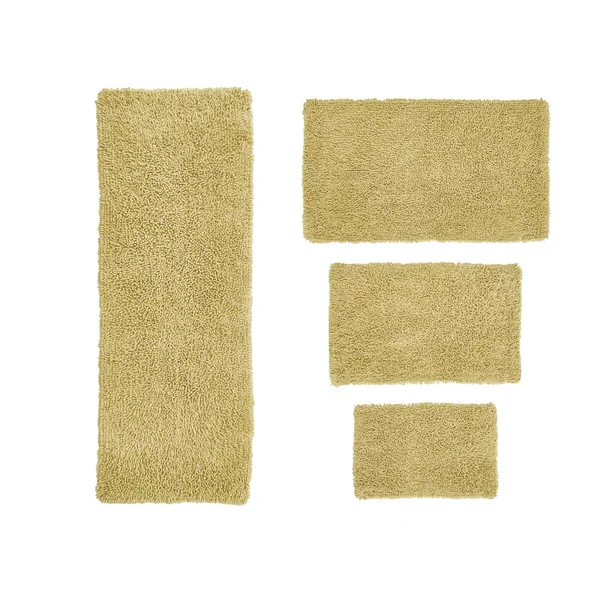 Waterford 3 Piece Bath Rug Set 17x24 21x34 24x40 Natural - Beige