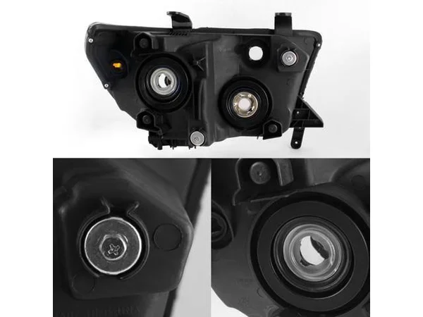 Toyota Tundra OE Replacement Black Headlights Driver Passenger Head Lamps