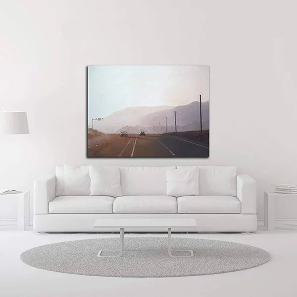 Tangletown Fine Art 24x22 x 32x22 California Road Chronicles 61 by Relja Penezic Print on Canvas