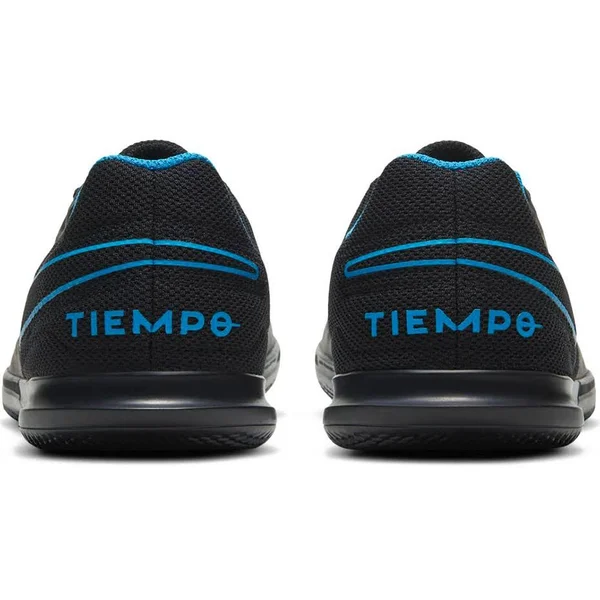 Nike Kids& Tiempo Legend 8 Club Indoor Soccer Shoes, Black