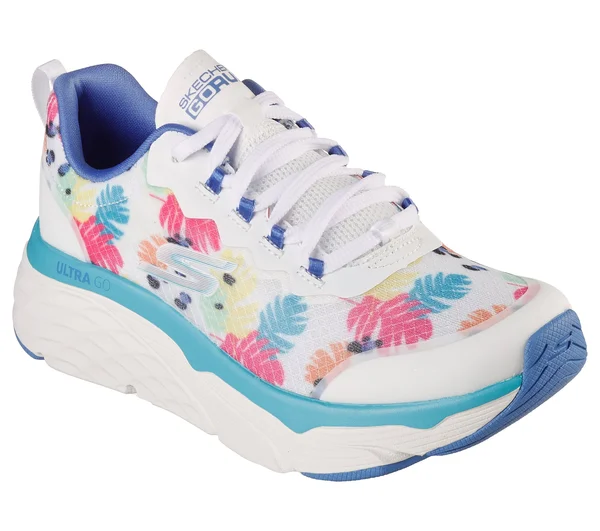 Skechers Max Cushioning Elite - Tropic Heat White, Multi - Size 9.0
