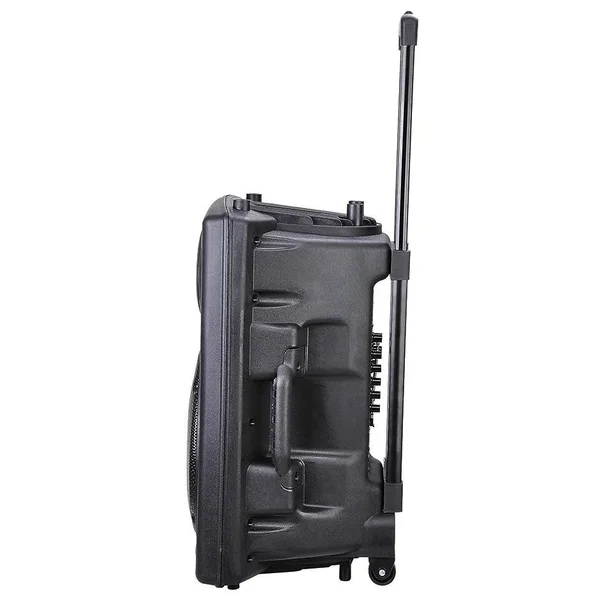 Yescom Portable Active PA Speaker Mic Guitar Amp Bluetooth USB SD LCD FM Remote w/ Wireless Microphone