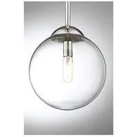 Light Visions PL0196CH Industrial 1 Light 8 inch Chrome Mini Pendant Ceiling Light