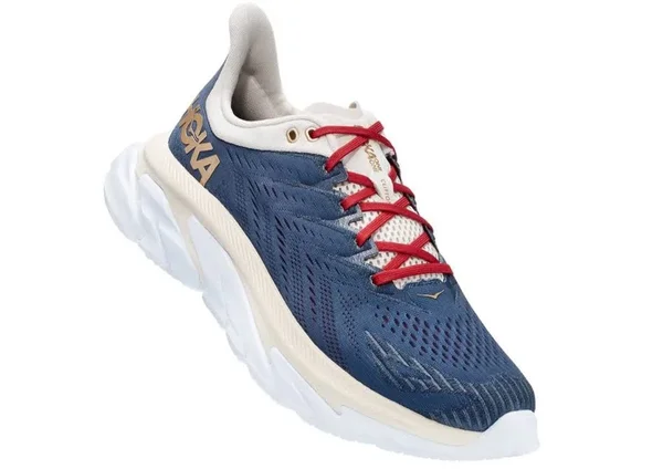 Hoka One One Men's Clifton Edge Vintage Indigo-Tofu - 9.5
