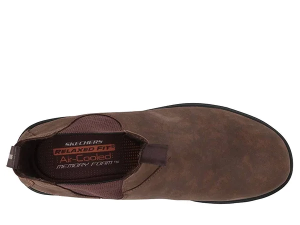 Skechers Men's Relaxed Fit: Molton - Gaveno Casual Shoes Brown 11.5