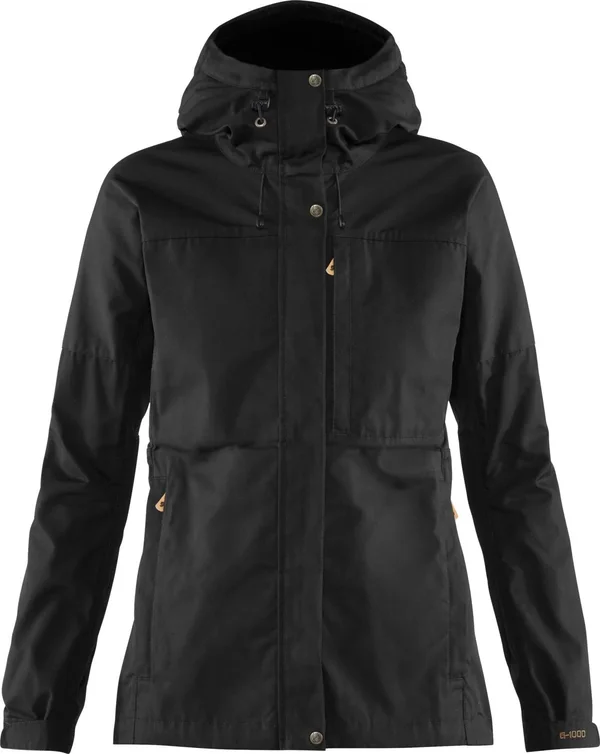 Fjallraven Women's Kaipak Jacket - Black - Large