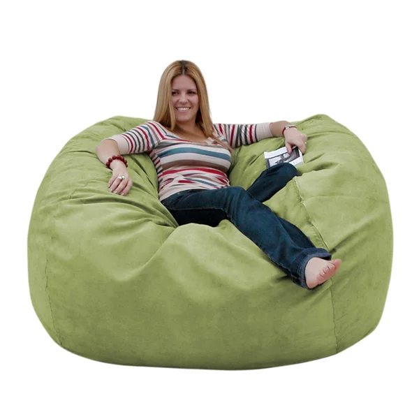 Cozy Sack 5-Feet Bean Bag Chair - Large, Lime
