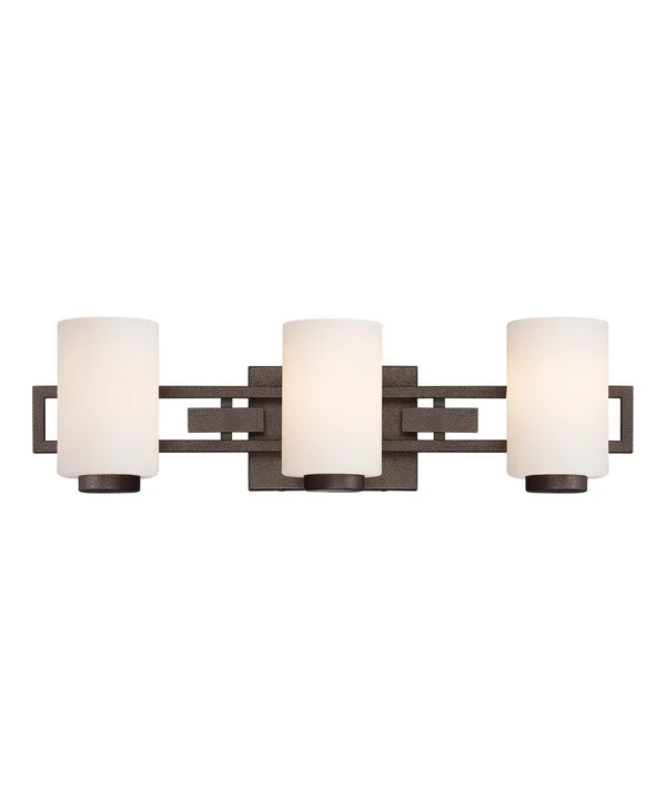 Designers Fountain Del Ray 3 Light Bath Bar, Flemish Bronze - 83803-FBZ