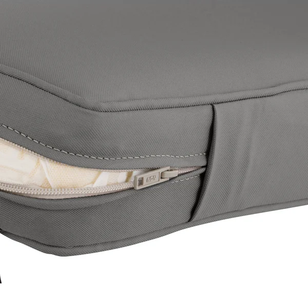 59x22 x 18x22 x 3x22 Montlake Water-Resistant Patio Bench/Settee Cushion Slip Cover Antique Beige - Classic Accessories