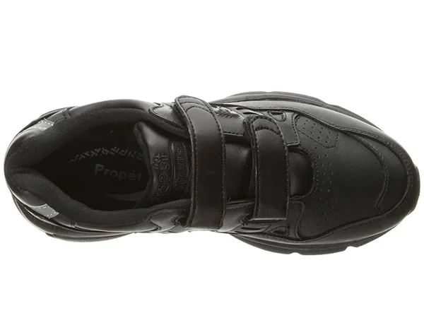 Propet Women's Stability Walker Strap Shoe, Size: 8.5, Black