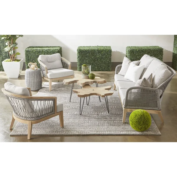 Loom Accent Table (platinum Rope)