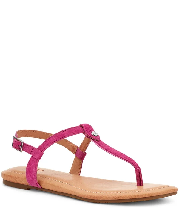 Ugg Women's Madeena Suede Sandals in Pink, Size 11