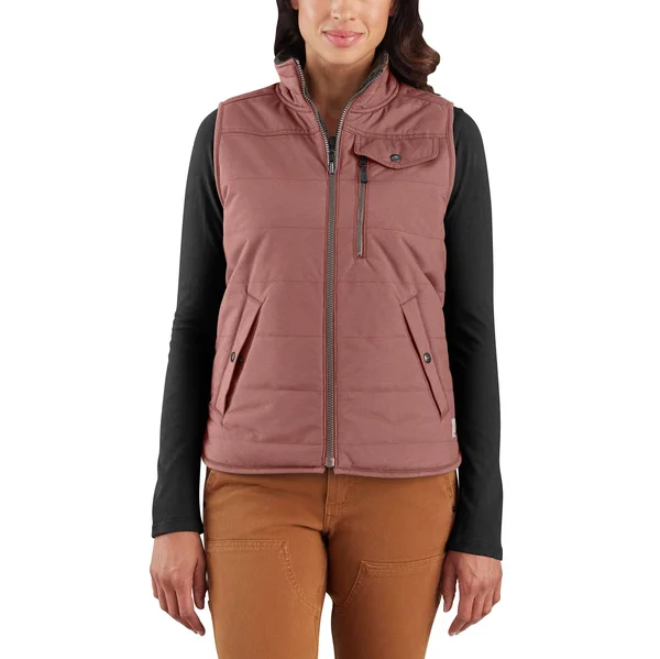Carhartt Women's Utility Sherpa Lined Vest - Medium - Burlwood