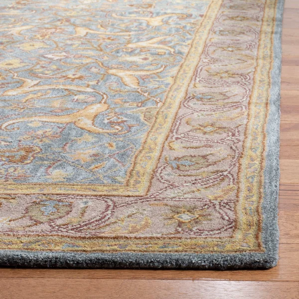 Safavieh Heritage HG915A 2&3x22 x 14&0x22 Runner Blue - Beige Area Rug