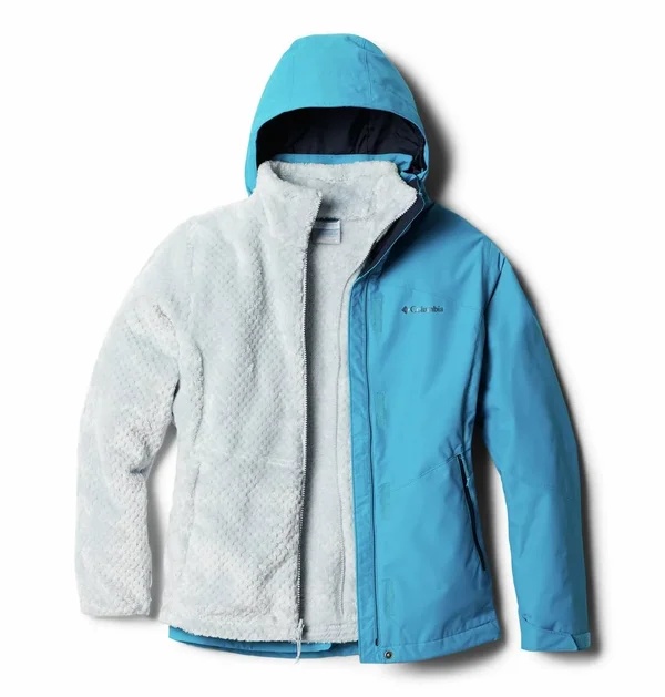 Columbia Women & S Bugaboo II Fleece interchange Jacket - Fjord Blue