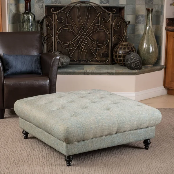 Bordeaux Ottoman - Dark Gray - Christopher Knight Home