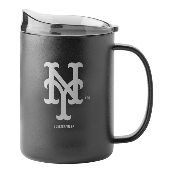 MLB New York Mets 15oz Stainless Steel Powder Coat Ultra Mug - 15 oz