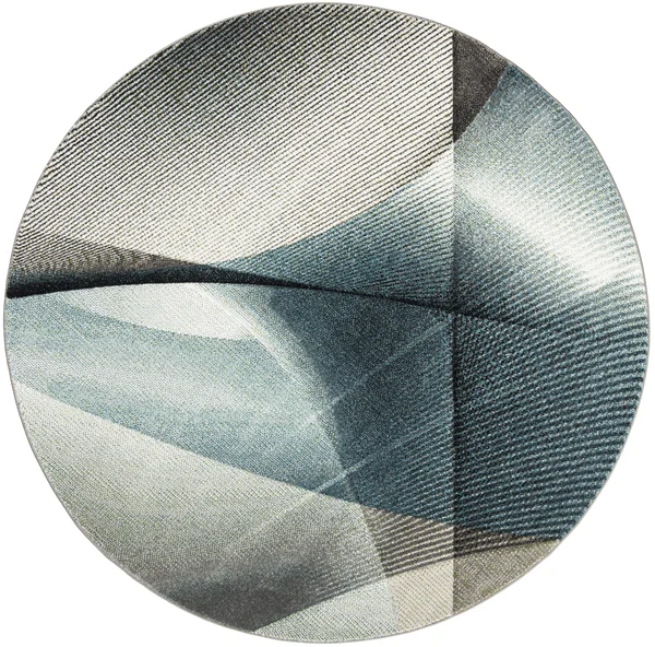Safavieh Hollywood HLW715D 6&7x22 x 6&7x22 Square Grey - Teal Area Rug