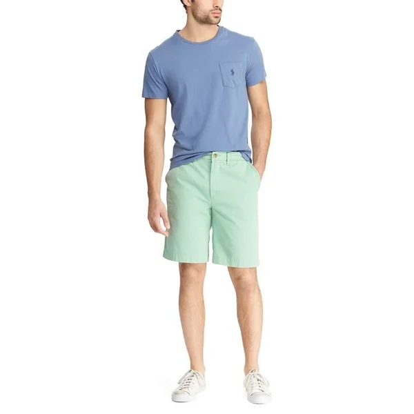 Polo Ralph Lauren Cotton Twill Chino Shorts, Green, UK 32