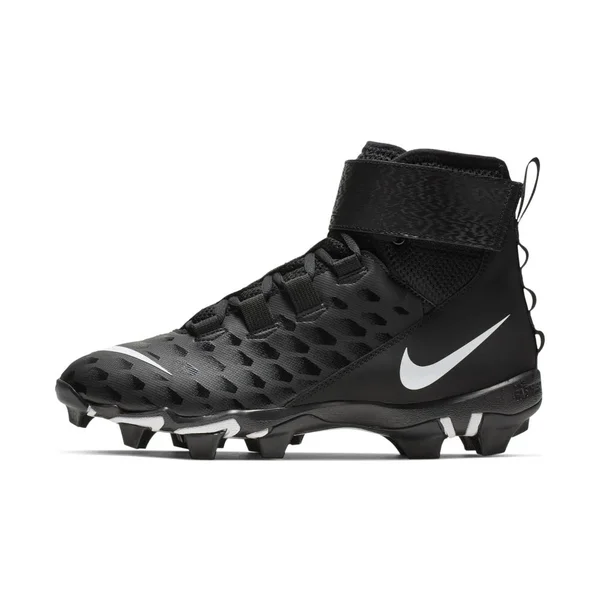 Nike Force Savage Shark 2 (Wide) Black/White Men's Football Cleat 8
