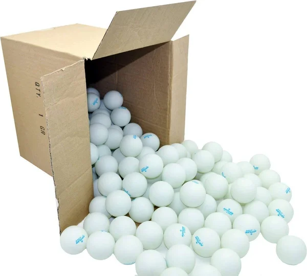 Kettler Table Tennis Balls, 40 mm Regulation Size: 1 Star Rating, White, 144 Pac