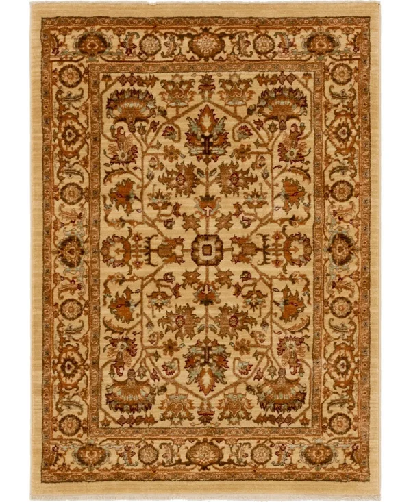 Unique Loom Alcott Dorchester Rug, Beige (4& 0 x 6& 0)