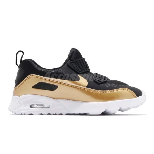 Nike Air Max Tiny 90 Infant/Toddler Shoe Size 3C (Black)
