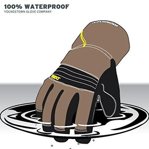 Youngstown Glove 11-3460-60-m Waterproof Winter XT 200 Gram Thinsulate Waterproof Glove, Olive and Black, Medium