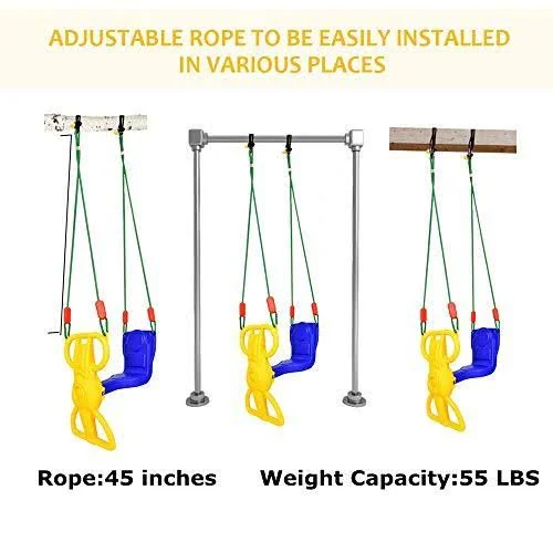 Colortree Heavy Duty Glider Swing for Kids Fun Swing Seat