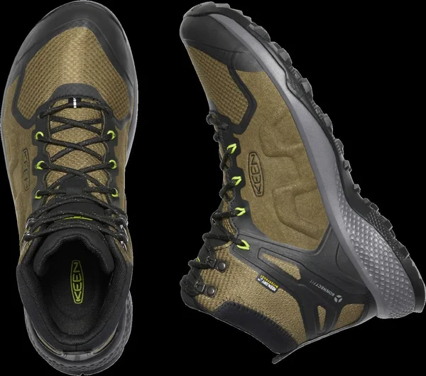 Keen Men's Explore Mid WP Boot Dark OLIVE/ARMY