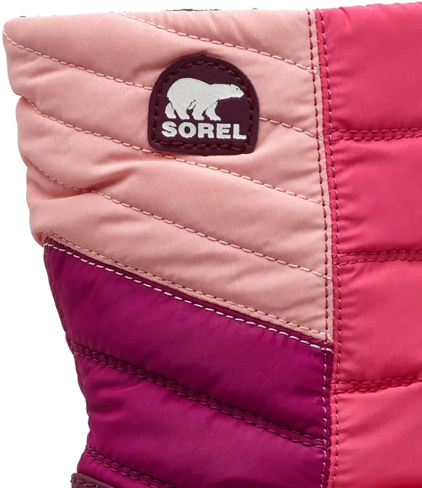 Sorel Youth Whitney Mid Boot - 5 - Rosewater, Ultra Pink