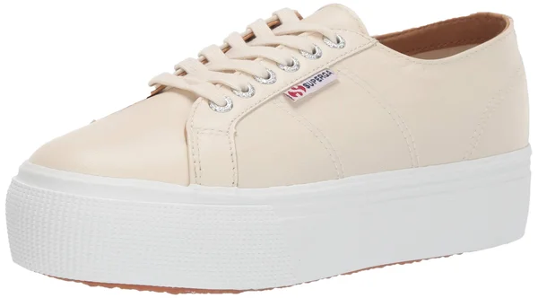 Superga 2790 Nappaleaw Sneaker Women's Shoes Ivory : 39.5 (US Women's 8.5)