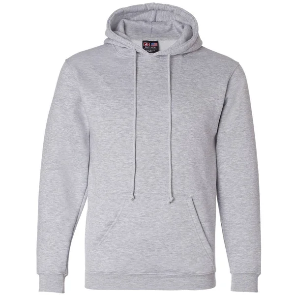 Bayside Men's USA-Made Hooded Sweatshirt - Dark Ash - Medium - 960
